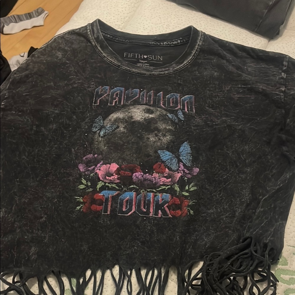 Fifth Sun Black Fringe Tour Tee